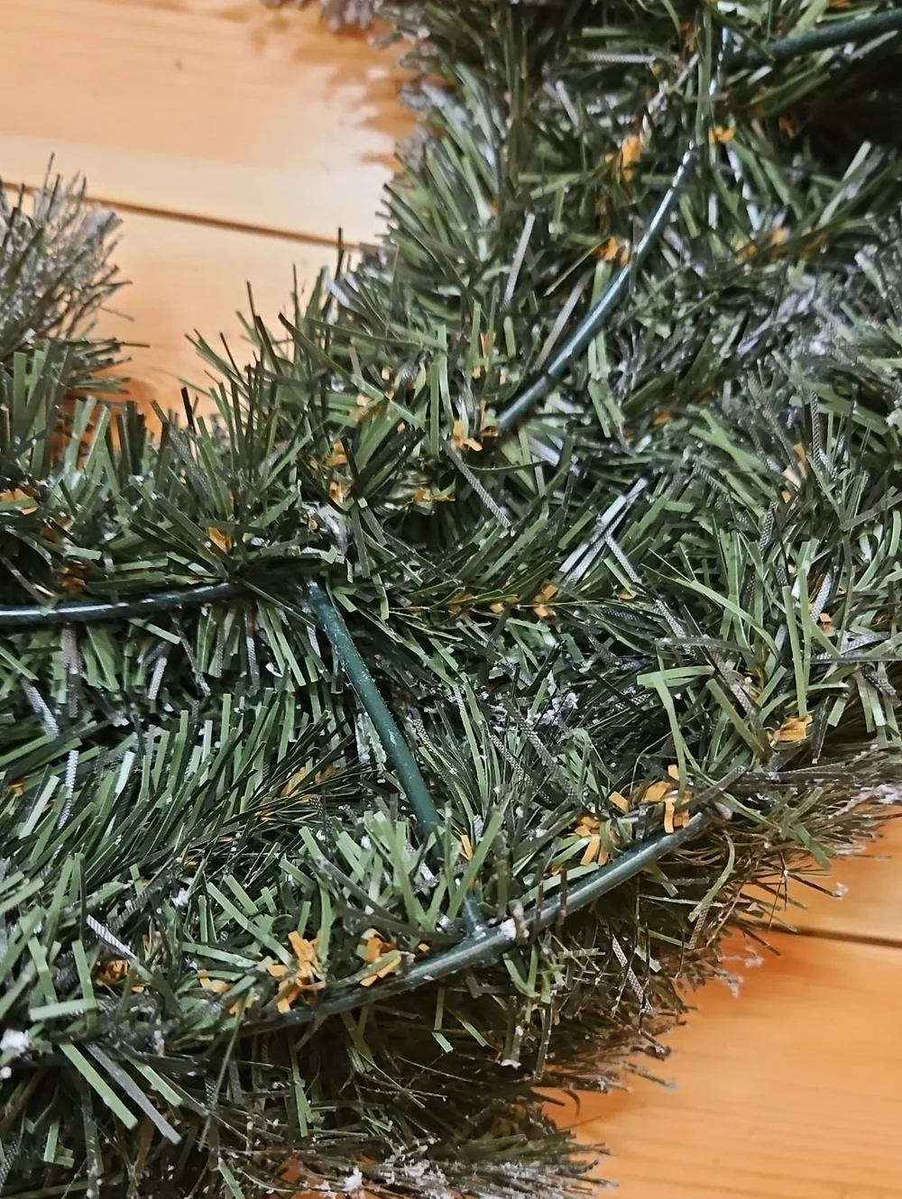 Flocked Pine Wreath